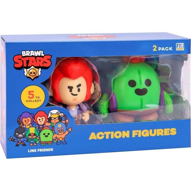 Brawl Stars|Conjunto de Figuras Brawl Stars BRW6015A 2 Peças