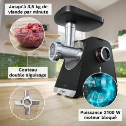 BOSCH|Picadora BOSCH MFWS660B Preto Metal Aço inoxidável Plástico 500 W