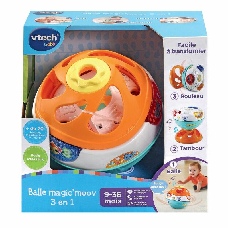 Vtech Baby|Brinquedo Interativo para Bebés Vtech Baby Magic'Moov Ball 3 in 1