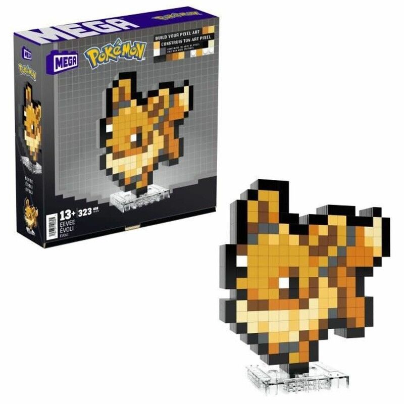 MEGA BRANDS|Jogo de Construção MEGA BRANDS Pokémon Eevee MEGA BRANDS|Jogo de Construção MEGA BRANDS Pokémon Eevee