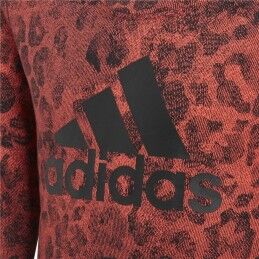 Adidas|Polar sem Capuz Mulher Adidas YG Crew Sweat Salmão