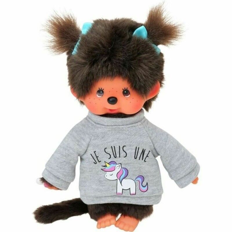 Bandai|Peluche Bandai Monchhichi Licorne 20 cm Bandai|Peluche Bandai Monchhichi Licorne 20 cm