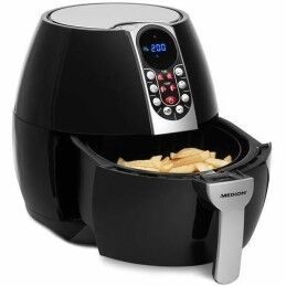 N'oveen|Fritadeira de Ar N'oveen AF770 Preto Prateado 1700 W 6,5 L
