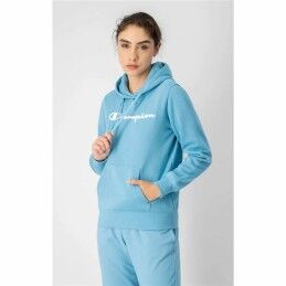 Champion|Polar com Capuz Mulher Champion Azul