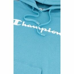 Champion|Polar com Capuz Mulher Champion Azul