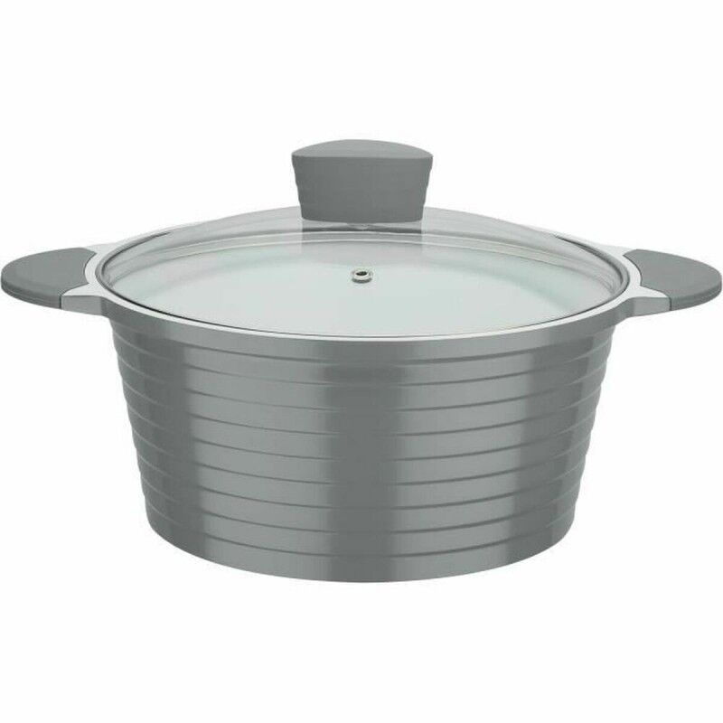 GSW|Panela GSW Branco Cinzento Cerâmica Alumínio fundido 2 Peças GSW|Panela GSW Branco Cinzento Cerâmica Alumínio fundido 2 Peças