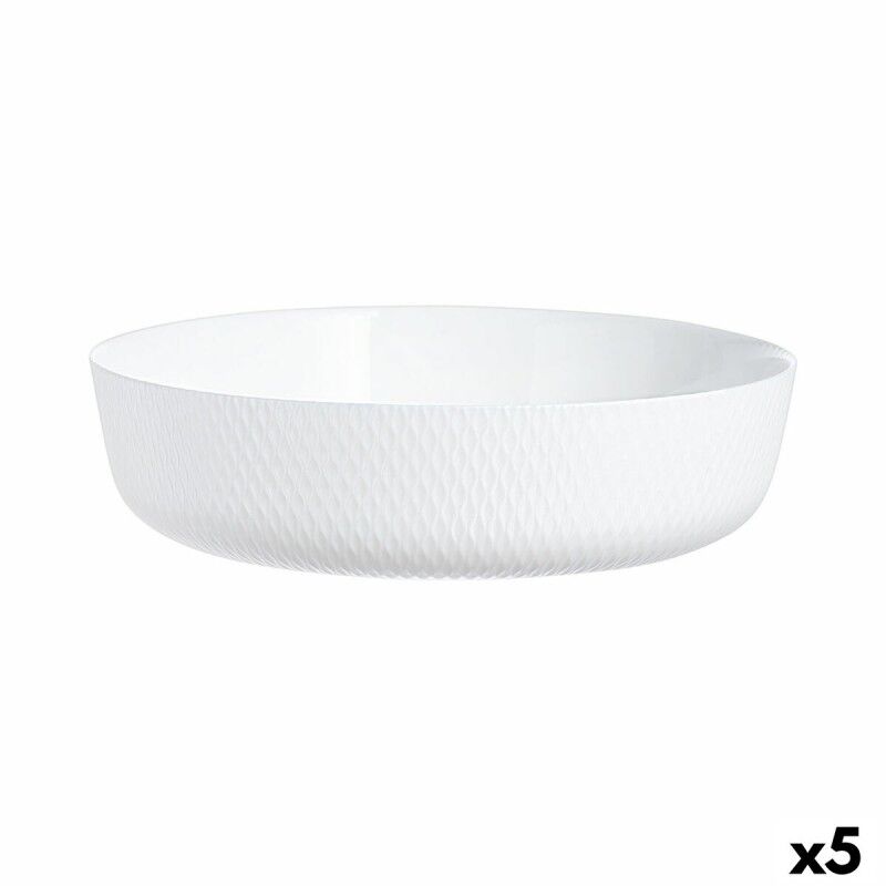 Luminarc|Recipiente de Cozinha Luminarc Smart Cuisine Branco Vidro Ø 26 cm (5 Unidades) Luminarc|Recipiente de Cozinha Luminarc Smart Cuisine Branco Vidro Ø 26 cm (5 Unidades)
