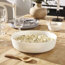 Luminarc|Recipiente de Cozinha Luminarc Smart Cuisine Branco Vidro Ø 26 cm (5 Unidades)