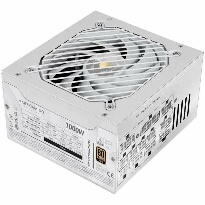 Mars Gaming|Fonte de Alimentação Mars Gaming MPB1000PSIW ATX 1000 W 80 Plus Gold Mars Gaming|Fonte de Alimentação Mars Gaming MPB1000PSIW ATX 1000 W 80 Plus Gold