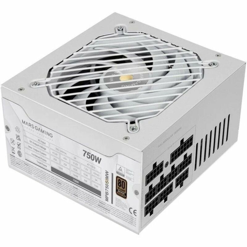 Mars Gaming|Fonte de Alimentação Mars Gaming MPB750SIMW ATX 750 W 80 Plus Bronze Mars Gaming|Fonte de Alimentação Mars Gaming MPB750SIMW ATX 750 W 80 Plus Bronze