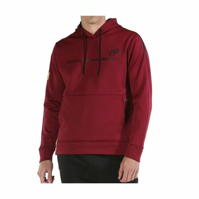 Bullpadel|Polar com Capuz Mulher Bullpadel Lipis Vermelho Escuro