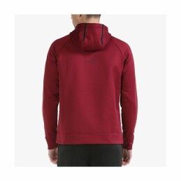 Bullpadel|Polar com Capuz Mulher Bullpadel Lipis Vermelho Escuro