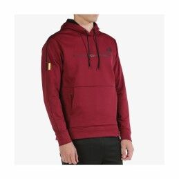 Bullpadel|Polar com Capuz Mulher Bullpadel Lipis Vermelho Escuro