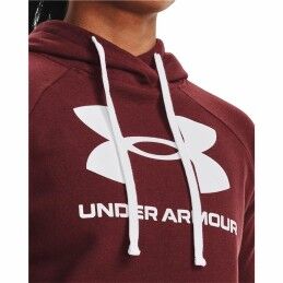 Under Armour|Polar com Capuz Mulher Under Armour Rival Fleece Grená