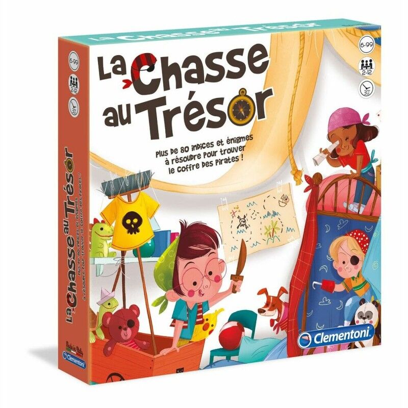 Clementoni|Jogo de Mesa Clementoni The treasure hunt (FR) + 6 Anos Multicolor Clementoni|Jogo de Mesa Clementoni The treasure hunt (FR) + 6 Anos Multicolor