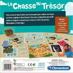 Clementoni|Jogo de Mesa Clementoni The treasure hunt (FR) + 6 Anos Multicolor