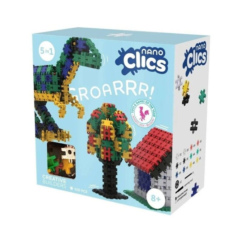 Clics|Jogo de Construção Clics NC003 500 Peças