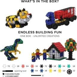 Clics|Jogo de Construção Clics NC003 500 Peças