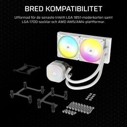 Corsair|Kit de refrigeração líquida Corsair NAUTILUS 240 RS ARGB