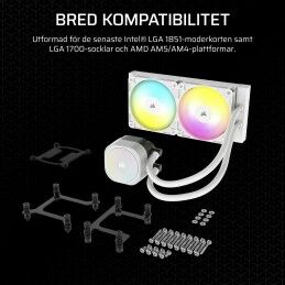 Corsair|Kit de refrigeração líquida Corsair NAUTILUS 240 RS ARGB