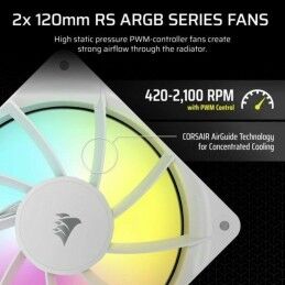 Corsair|Kit de refrigeração líquida Corsair NAUTILUS 240 RS ARGB