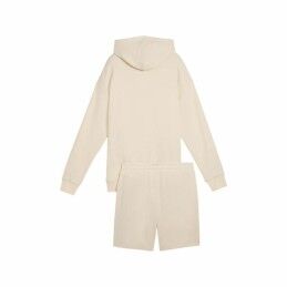 Puma|Fato de Treino de Mulher Puma Short Hooded Relaxed