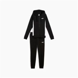 Puma|Fato de Treino de Mulher Puma Chándal Puma Hooded Sweat Suit Tr Preto