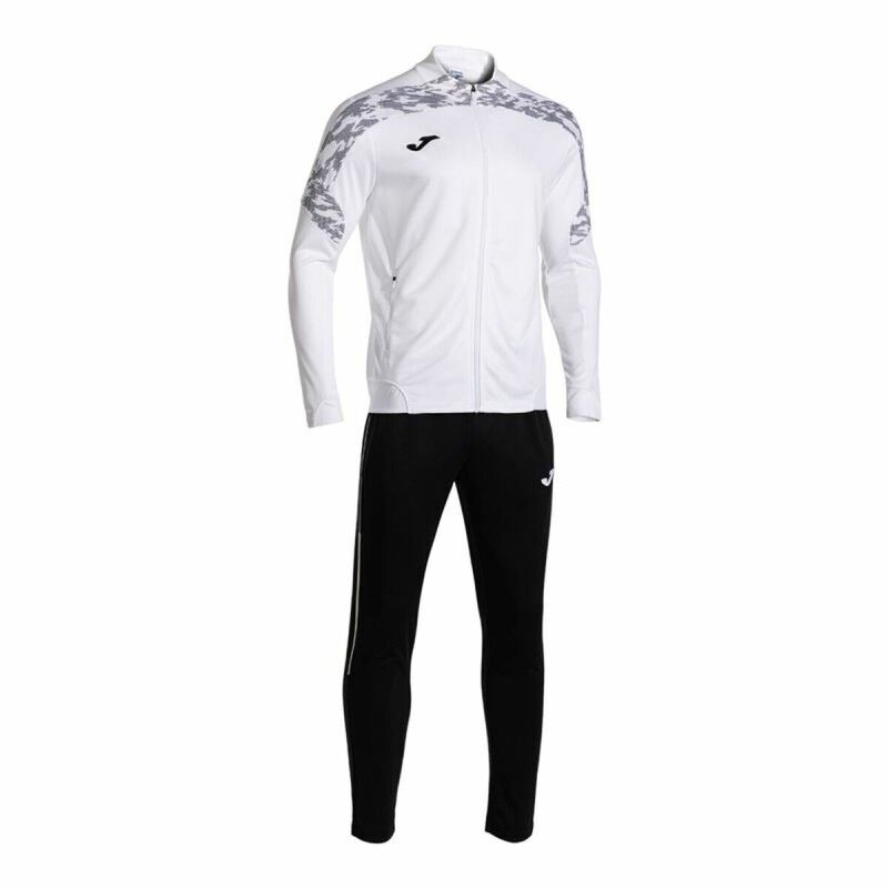 Joma Sport|Fato de Treino Infantil Joma Sport Championship Viii Branco Preto Joma Sport|Fato de Treino Infantil Joma Sport Championship Viii Branco Preto