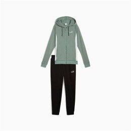 Puma|Fato de Treino de Mulher Puma Chándal Puma Hooded Sweat Suit Tr Azul Verde
