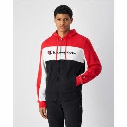 Champion|Fato de Treino para Adultos Champion Champion Full Zip Suit Preto Vermelho Homem
