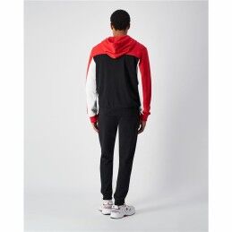 Champion|Fato de Treino para Adultos Champion Champion Full Zip Suit Preto Vermelho Homem