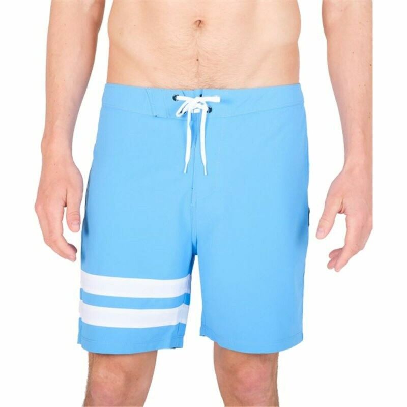 Hurley|Calção de Banho Homem Hurley Block Party 18" Azul celeste Hurley|Calção de Banho Homem Hurley Block Party 18" Azul celeste