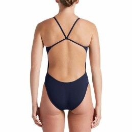 Nike|Fato de Banho Mulher Nike Hydrastrong Solid Azul Marinho