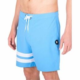 Hurley|Calção de Banho Homem Hurley Block Party 18" Azul celeste