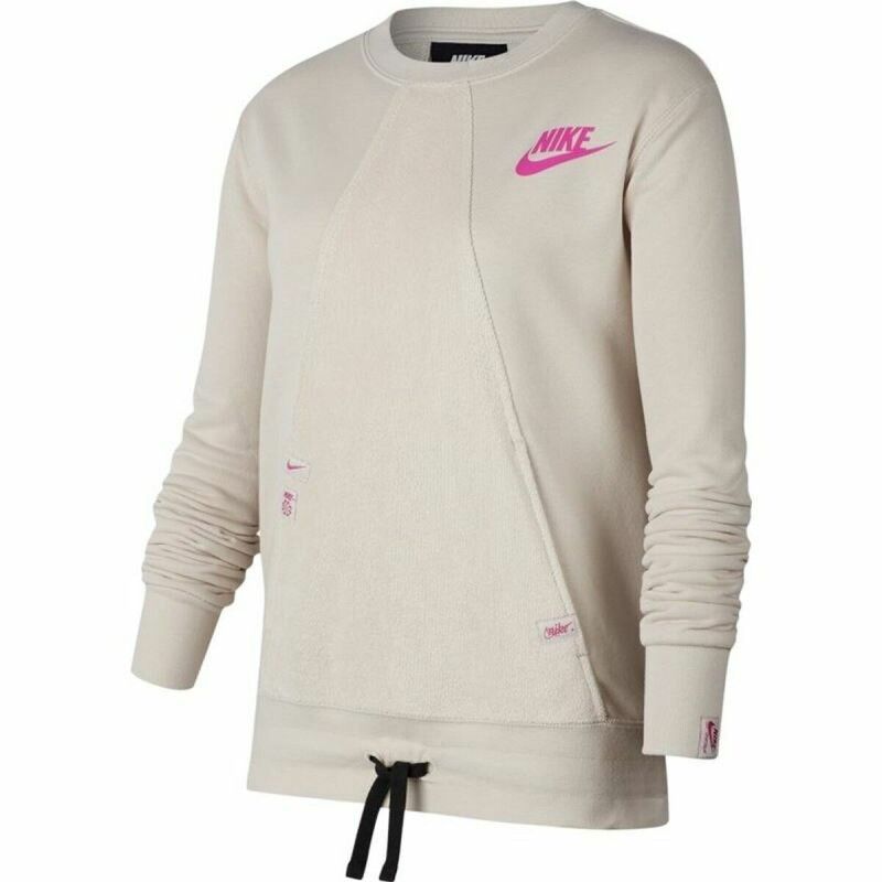 Nike|Camisola sem Capuz Menina Nike Heritage Bege Nike|Camisola sem Capuz Menina Nike Heritage Bege