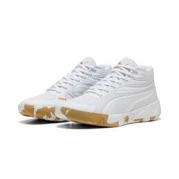 Puma|Sapatilhas de Basquetebol para Adultos Puma Court Pro Marble Branco