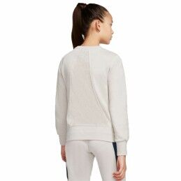 Nike|Camisola sem Capuz Menina Nike Heritage Bege