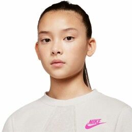 Nike|Camisola sem Capuz Menina Nike Heritage Bege