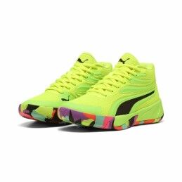 Puma|Sapatilhas de Basquetebol para Adultos Puma Court Pro Marble Amarelo