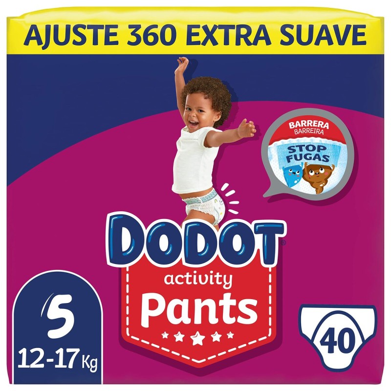 Fraldas descartáveis Dodot Dodot Pants Activity 5 12-17 kg