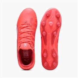 Puma|Chuteiras para Adultos Puma King Match Fg/Ag Vermelho
