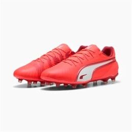 Puma|Chuteiras para Adultos Puma King Match Fg/Ag Vermelho