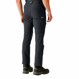 Regatta|Calças Desportivas Regatta Highton II Zip Off Preto Montanha