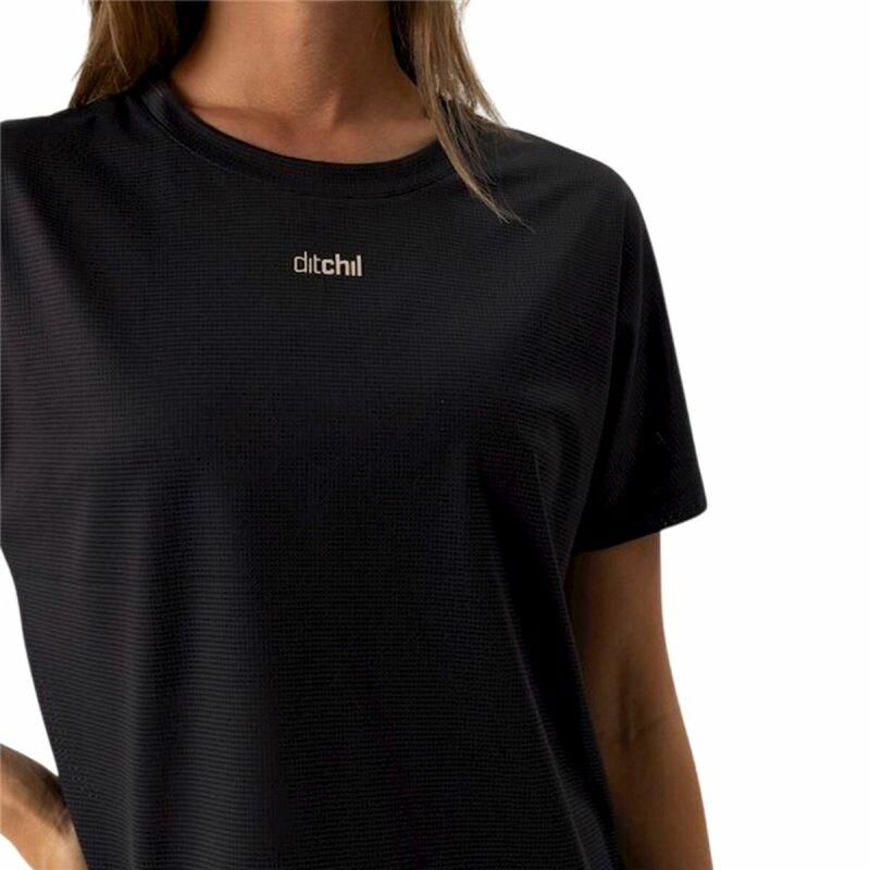 Ditchil|Camisola de Manga Curta Mulher Ditchil Aria Preto