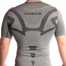 Hanker|Camisola de Manga Curta Homem Hanker Yod Cinzento
