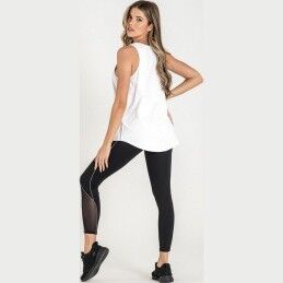 Ditchil|T-Shirt para Mulher sem Mangas Ditchil Dictchil Tank Top Energy Mujer Branco