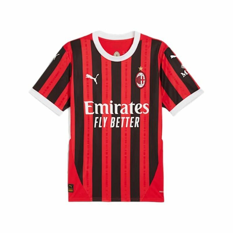 Puma|T-Shirt de Futebol de Manga Curta Homem Puma AC Milan Puma|T-Shirt de Futebol de Manga Curta Homem Puma AC Milan