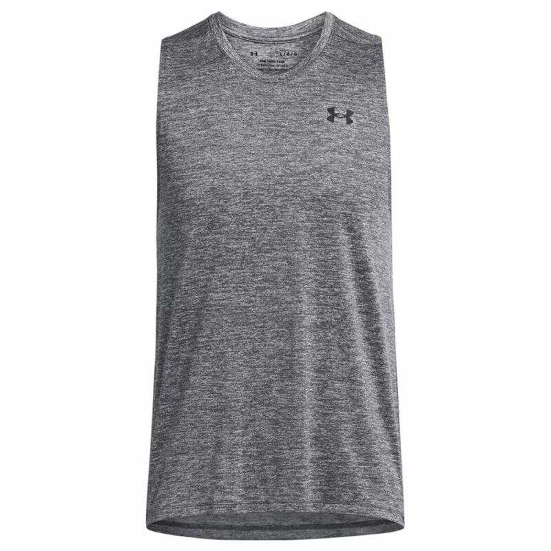 Under Armour|T-Shirt para Homem sem Mangas Under Armour Tech Tank Cinzento escuro Under Armour|T-Shirt para Homem sem Mangas Under Armour Tech Tank Cinzento escuro