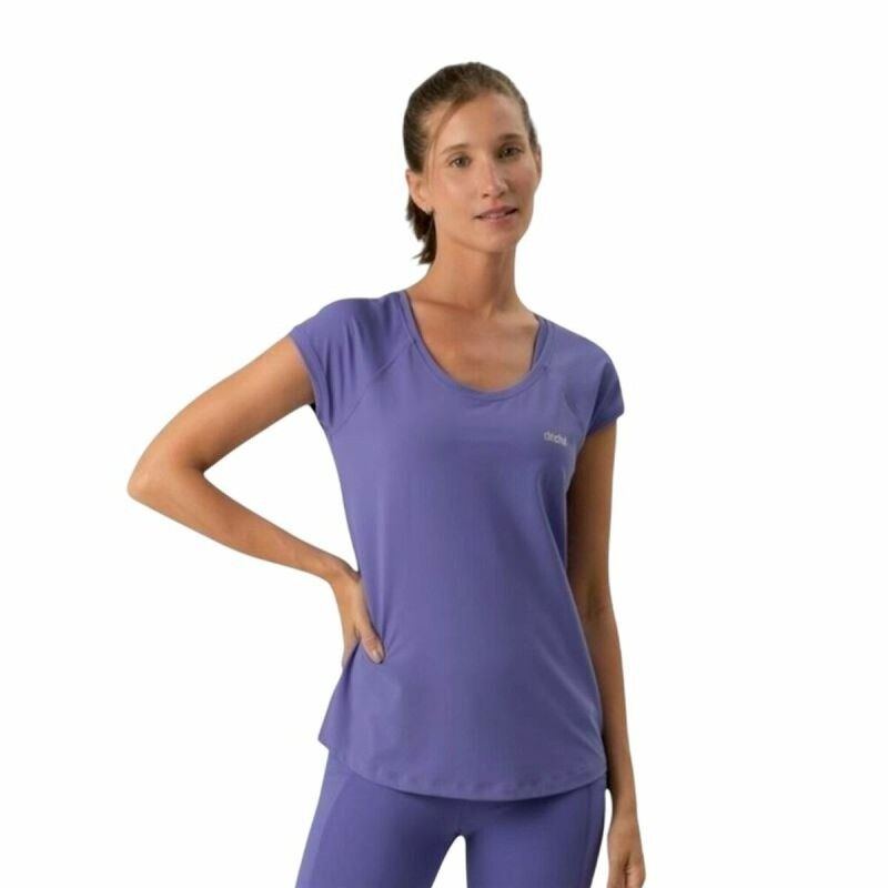 Ditchil|Camisola de Manga Curta Mulher Ditchil Ease Roxo Ditchil|Camisola de Manga Curta Mulher Ditchil Ease Roxo