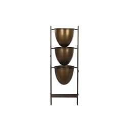 Plantador DKD Home Decor Preto Metal Cobre Vintage (35 x 26,5 x 105 cm)